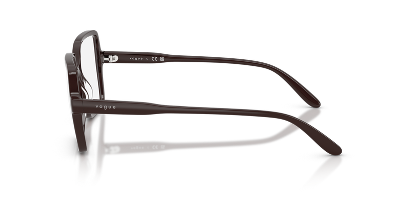 Vogue Eyewear VO5702F in Full Brown / Demo Lens (2252) - Back View