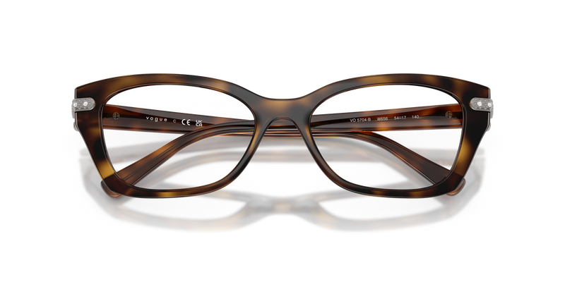 Vogue Eyewear VO5704B in Dark Havana / Demo Lens (W656) - Alternate View