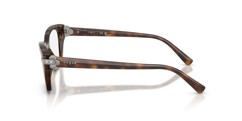 Vogue Eyewear VO5704B in Dark Havana / Demo Lens (W656) - Alternate View