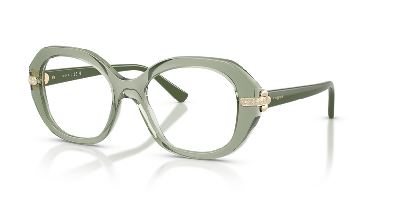 Vogue Eyewear VO5705B in Transparent Green - Alternate View
