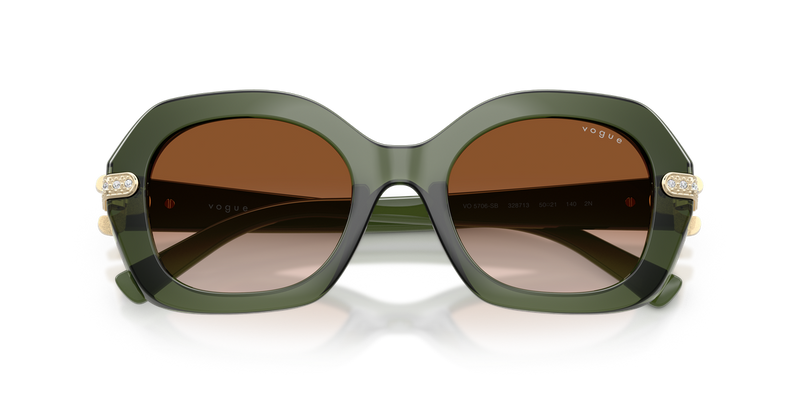 Vogue Eyewear VO5706SB in Transparent Green - Alternate View