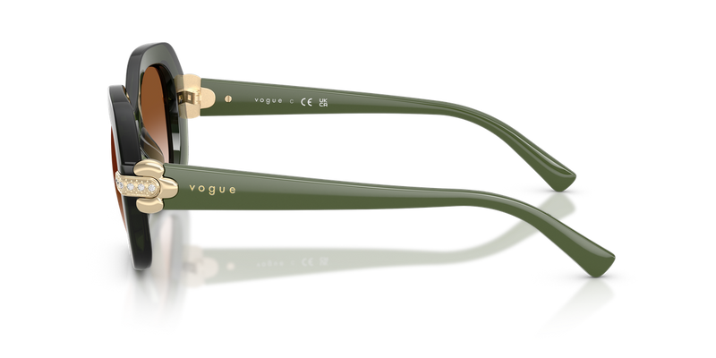 Vogue Eyewear VO5706SB in Transparent Green - Alternate View