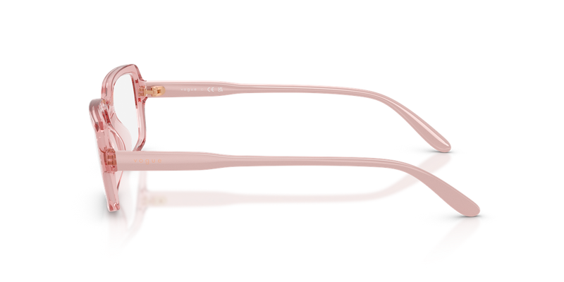 Vogue Eyewear VO5724U in Transparent Pink - Back View