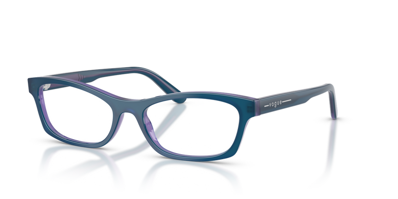 Vogue Eyewear VO5747F in Top Transparent Blue/Transparent Violet - Front View