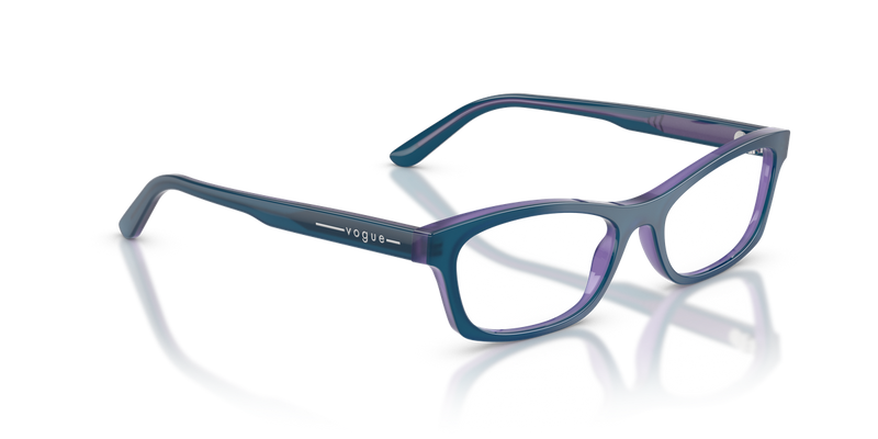 Vogue Eyewear VO5747F in Top Transparent Blue/Transparent Violet - Alternate View