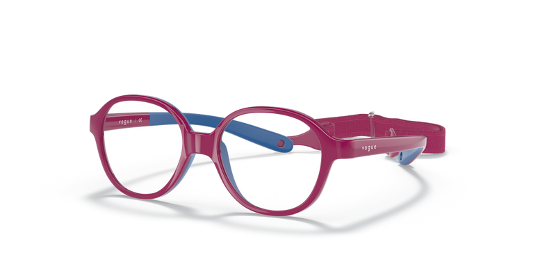Vogue Junior VY2011 in Pink On Rubber Blue - Alternate View