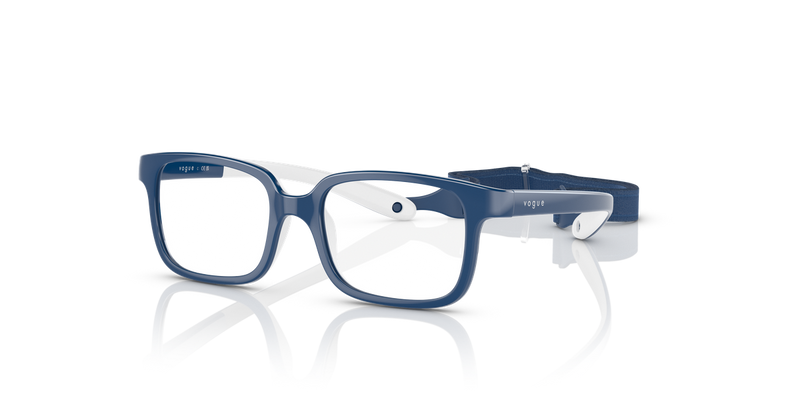 Vogue Junior VY2016 in Blue On Cream Rubber - Alternate View