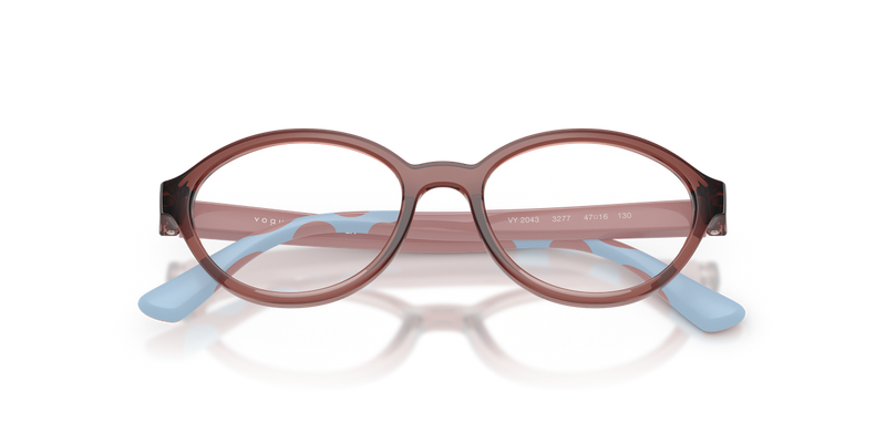 Vogue Junior VY2043 in Transparent Dark Rose - Alternate View