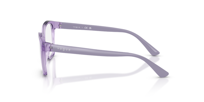 Vogue Junior VY2045 in Transparent Violet - Alternate View