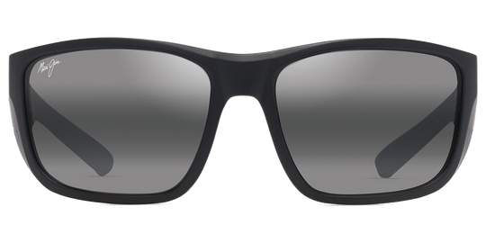 Maui Jim Amberjack - Matte Black with Black rubber / Neutral Grey (896-02)