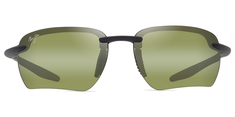 Maui Jim Ho‘okipa Ultra G in Matte Black / Maui HT™ (HT336-02) - Temple Detail