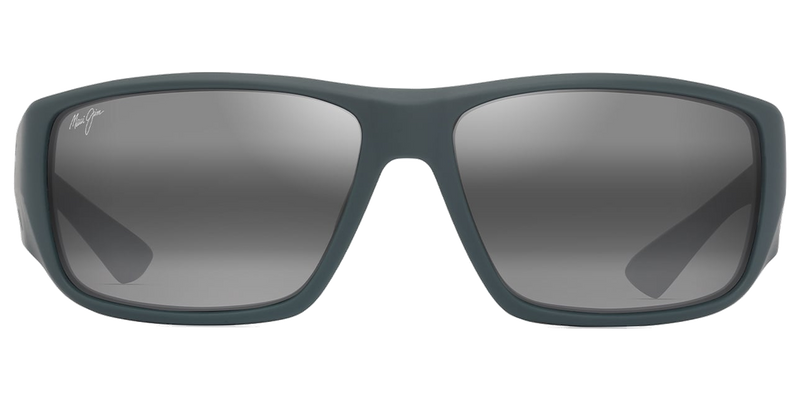 Maui Jim Keha Asian Fit in Matte Dark Military Green / Neutral Grey (664-15) - Front View