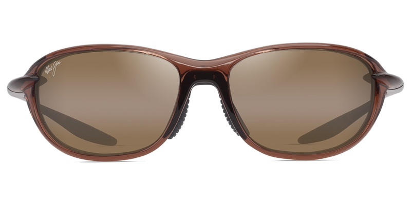 Maui Jim Ho‘okipa Ultra R in Shiny Trans Brown / HCL® Bronze (H339-01) - Temple Detail