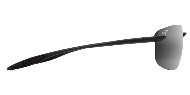 Maui Jim Ho‘okipa Ultra in Matte Black / Neutral Grey (676-02) - Back View