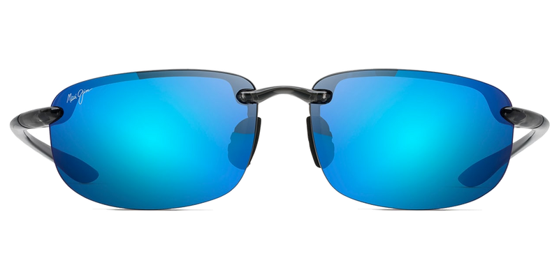 Maui Jim Ho‘okipa in Smoke Grey / Blue Hawaii (B407-11) - Temple Detail
