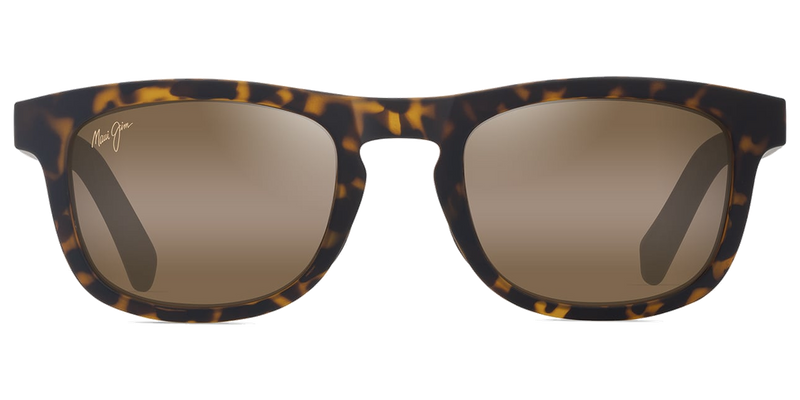 Maui Jim Aliali in Matte Dark Havana / HCL® Bronze (H342-10) - Temple Detail