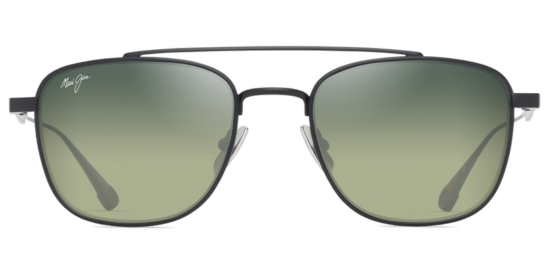 Maui Jim Kahana in Matte Black / Maui HT™ (HTS640-02) - Temple Detail