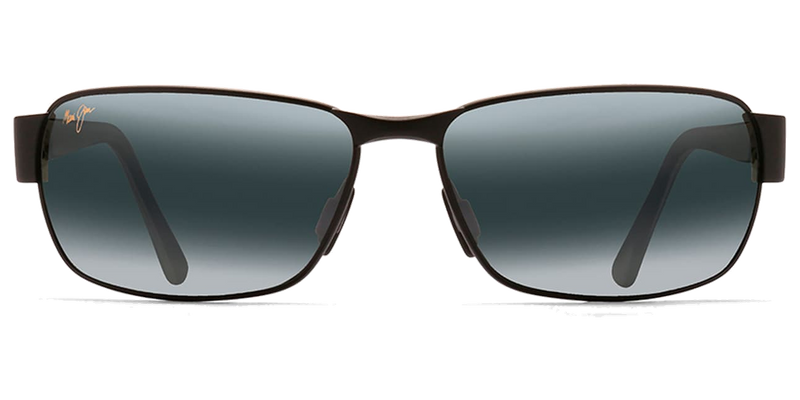 Maui Jim Black Coral in Matte Black / Neutral Grey (249-2M) - Front View