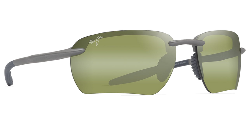 Maui Jim Ho‘okipa Ultra G in Metal Matte Grey / HT Photochromic (HTP336-14) - Temple Detail