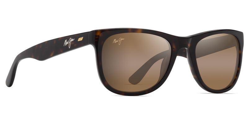 Maui Jim Kikonia in Shiny Dark Havana / HCL® Bronze (H692-10) - Temple Detail