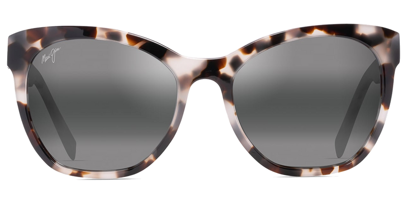 Maui Jim Alulu in White Tokyo Tortoise / Neutral Grey (878-05) - Front View