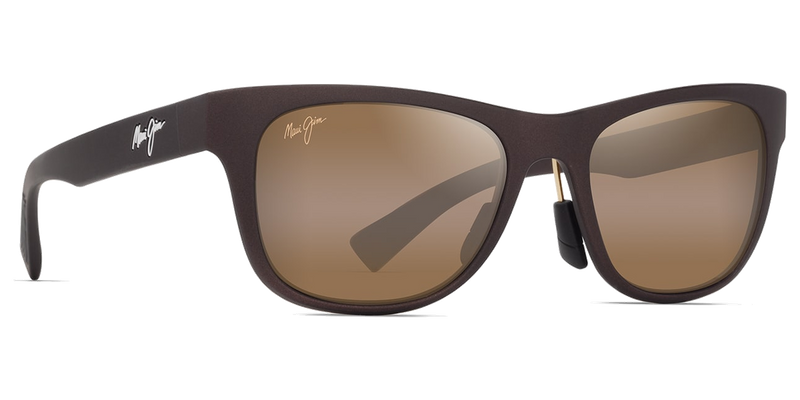 Maui Jim Kapeau in Metal Matte Brown / HCL® Bronze (H684-01) - Temple Detail