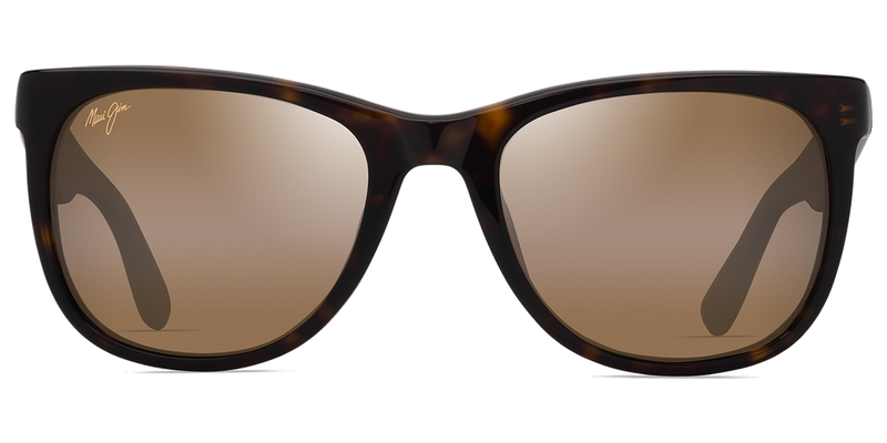 Maui Jim Kikonia XL in Shiny Dark Havana / HCL® Bronze (H693-10) - Temple Detail