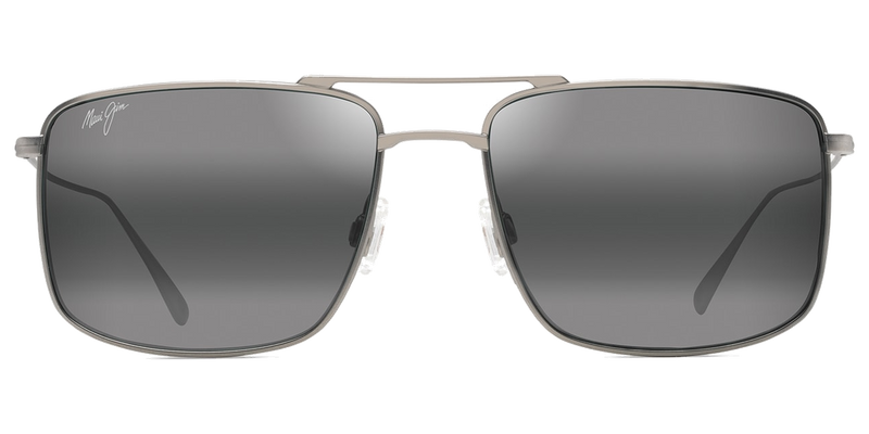 Maui Jim Aeko in Matte Titanium / Neutral Grey (886-17) - Front View