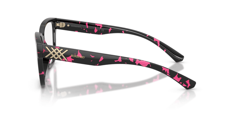 Burberry BE2457U in Havana Fuxia / Demo Lens - Alternate View
