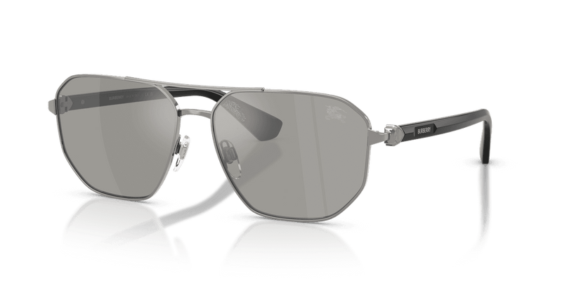 Gunmetal / Light Grey Mirror Silver (10036G)