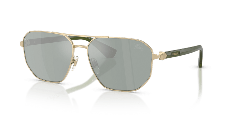 Light Gold / Petrol Green Mirror Silver (110982)