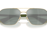 Light Gold / Petrol Green Mirror Silver (110982)