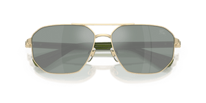 Light Gold / Petrol Green Mirror Silver (110982)