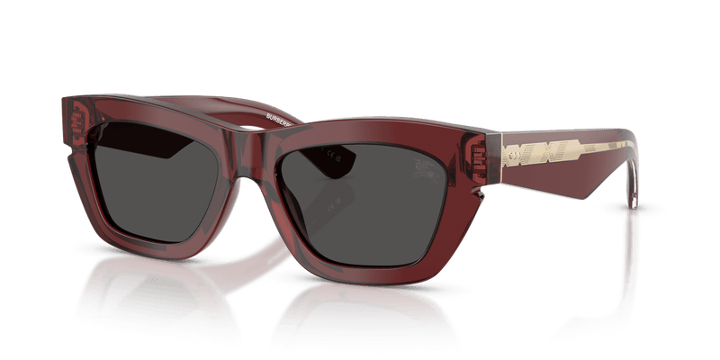 Burberry BE4454 in Bordeaux / Dark Grey - Front View