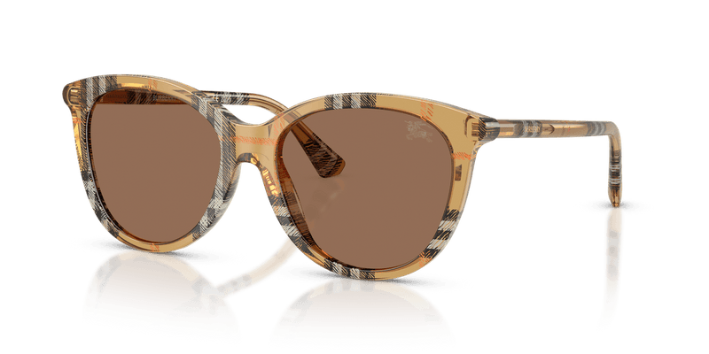 Burberry BE4455 in Check Sand / Dark Brown - Alternate View
