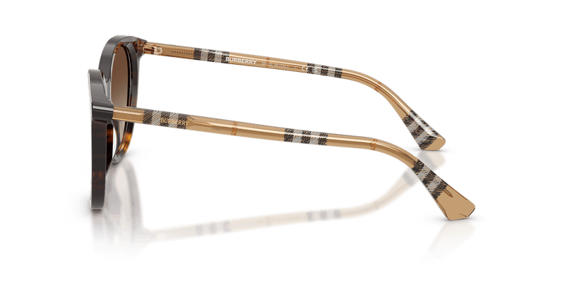 Burberry BE4455 in Dark Havana / Brown Gradient - Side View