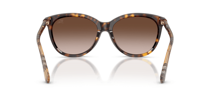 Burberry BE4455 in Dark Havana / Brown Gradient - Back View