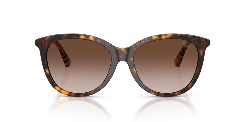 Burberry BE4455 in Dark Havana / Brown Gradient - Temple Detail
