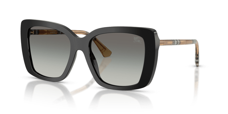 Burberry BE4456 in Black / Grey Gradient - Front View