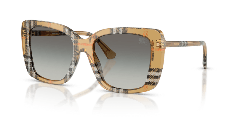 Burberry BE4456 in Check Sand / Grey Gradient - Alternate View