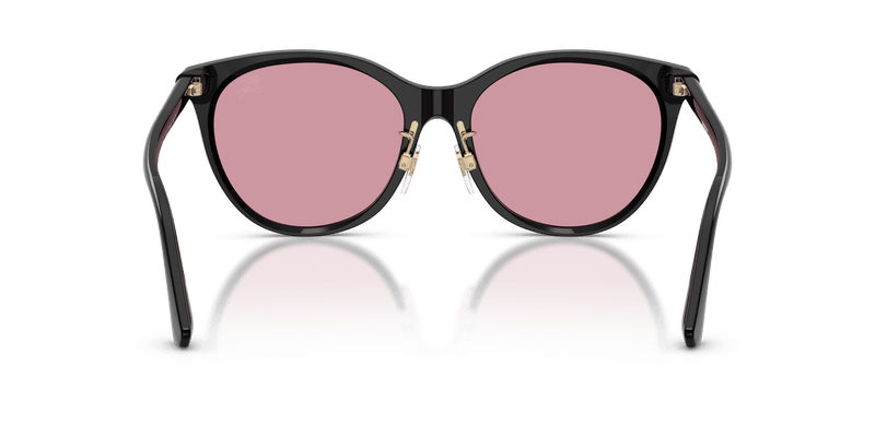 Burberry BE4464D in Black / Rosa Specchio Argento - Back View