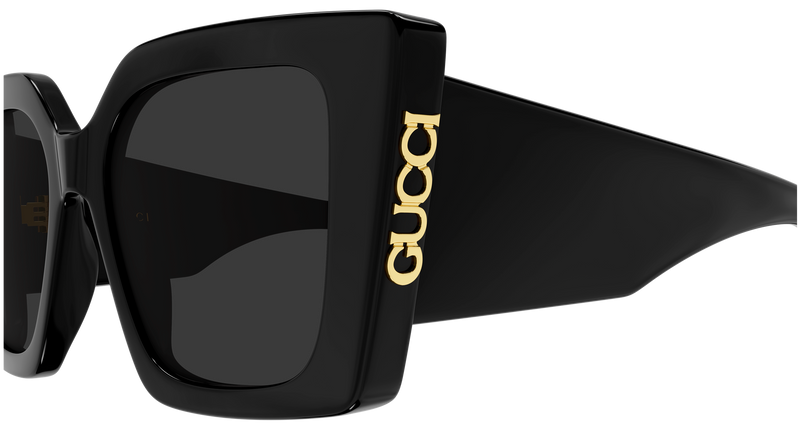 Gucci GG2039S in Black (001) - Temple Detail