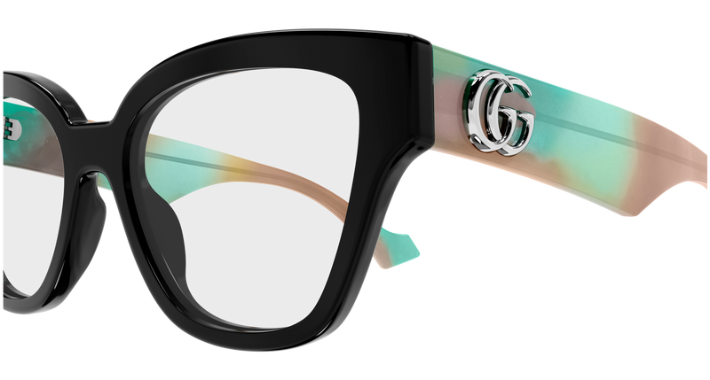 Gucci GG1424O Eyeglasses in Black (018) - Temple Detail