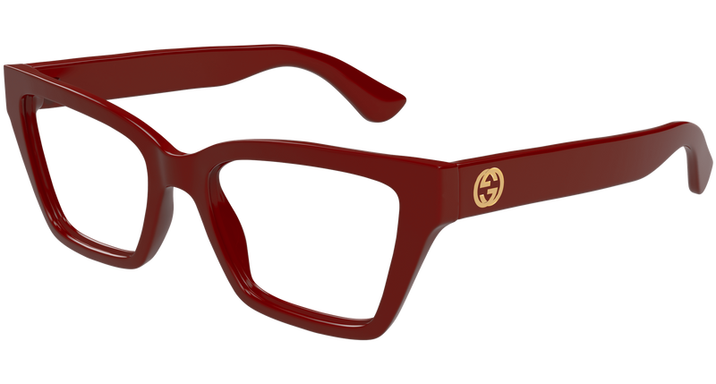 Gucci GG1715O Eyeglasses in Burgundy (003) - Front View
