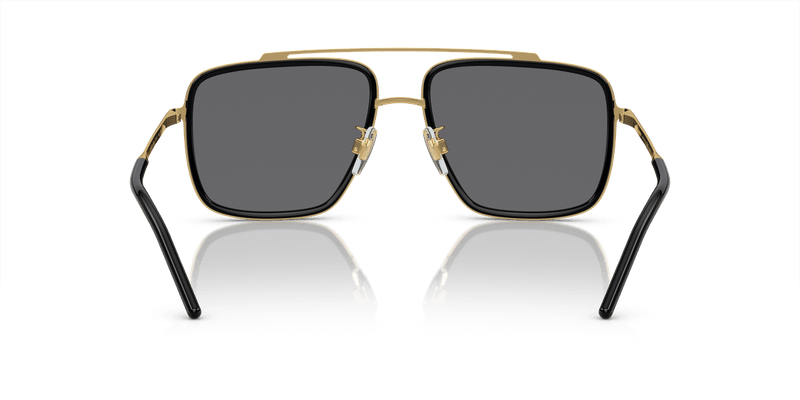 Dolce & Gabbana DG2220 in Gold/Black / Grey-Black - Back View