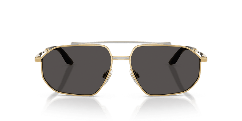 Dolce & Gabbana DG2328 in Gold/Silver / Dark Grey (131387) - Back View