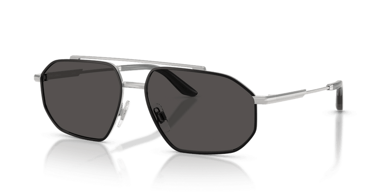 Dolce & Gabbana DG2328 in Silver/Matte Black / Dark Grey (132487) - Alternate View
