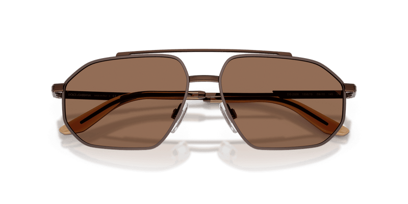 Dolce & Gabbana DG2328 in Brown/Matte Brown / Dark Brown (133673) - Alternate View