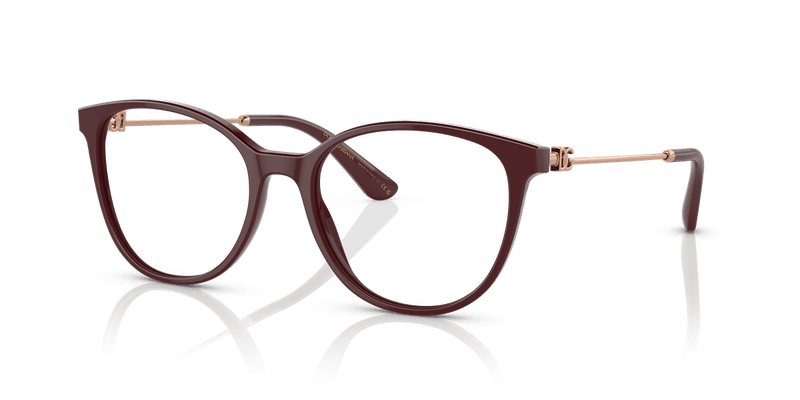 Dolce & Gabbana DG3363 in Bordeaux / Demo Lens - Alternate View