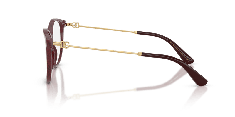 Dolce & Gabbana DG3363 in Lace Bordeaux / Demo Lens - Alternate View